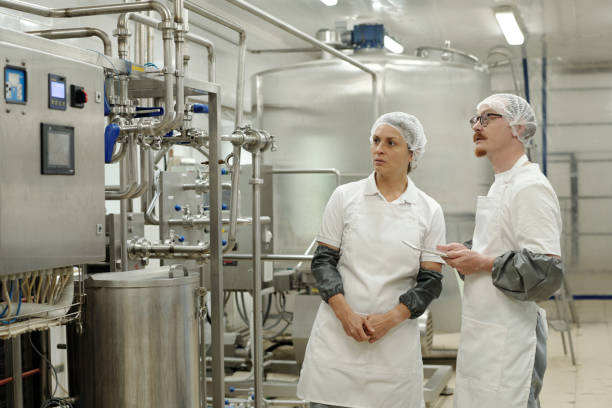 istock Observing Industrial Processes in Food Manufacturing Facility 2195859353