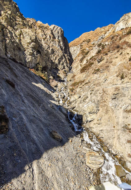 istock Rocky bed of a mountain stream. 2195861508