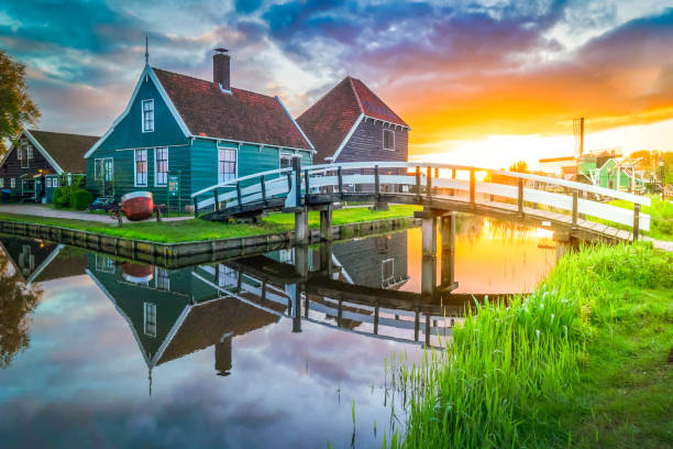 istock skyline of old town Zaanse Schans 2195865030