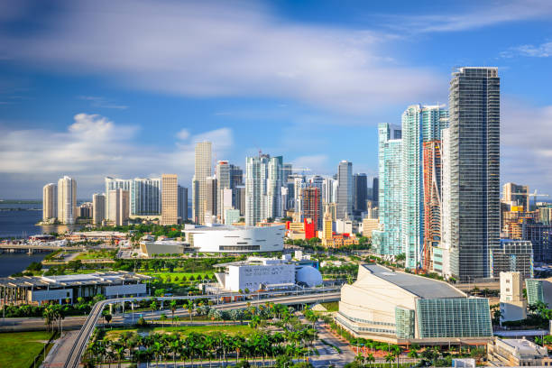 istock Miami, Florida, USA City Skyline 2195865410