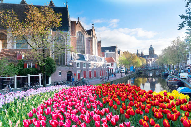 istock Houses of Amstardam, Netherlands 2195866499
