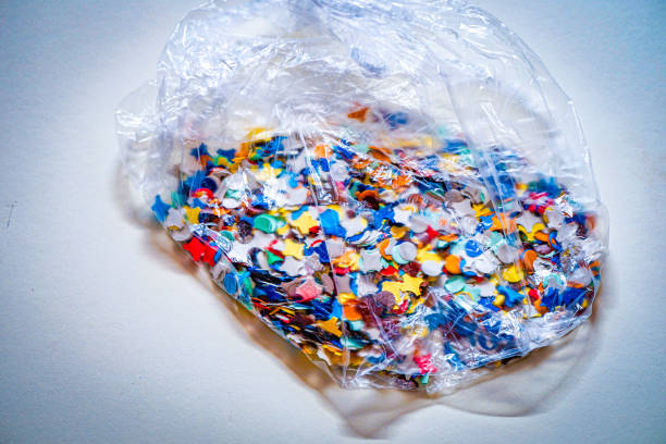 istock Bunch of confetti in plastic bag 2195868868