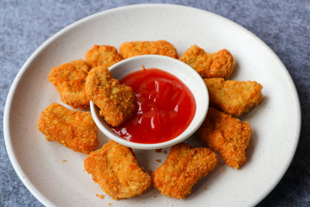 istock french fries with chili sauce in white plate 2195873337