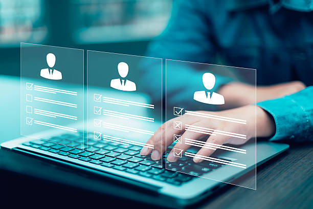 istock HR checklists of employees Corporate data management system and document management 2195877300