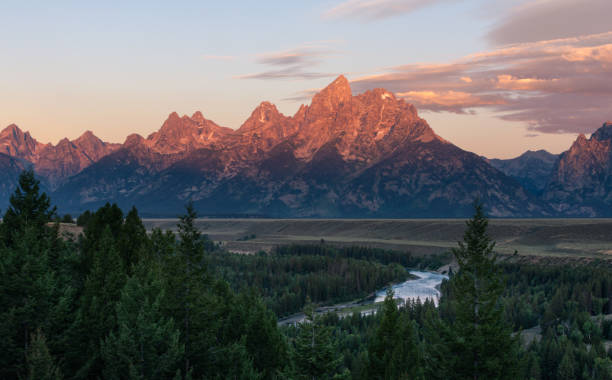 istock Sunrise over the Grand Tetons Mountain Range 2195883508