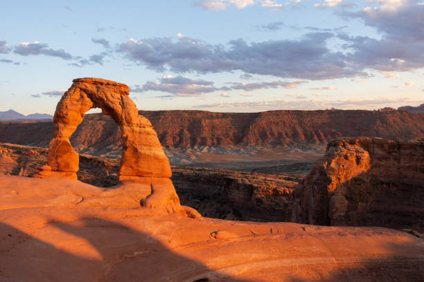 istock Sunset at Delicate Arch in Utah 2195883538