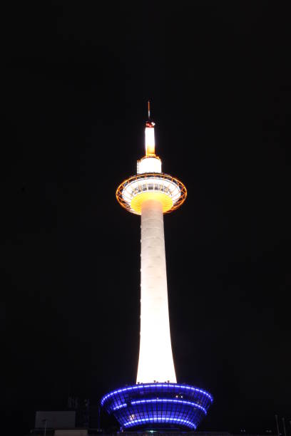 istock Japan at night - Kyoto Tower 2195884770