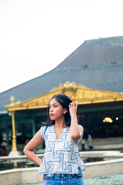 Pose in Front of Mangkunegaran Palace