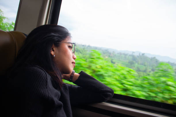 istock Traveler Enjoying Scenic Views on Her Journey 2195892076