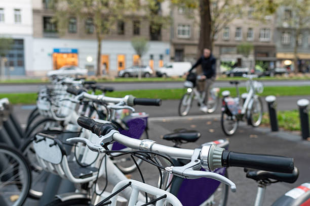 istock Public bicycle parking in Vienna. Austria 2195893682