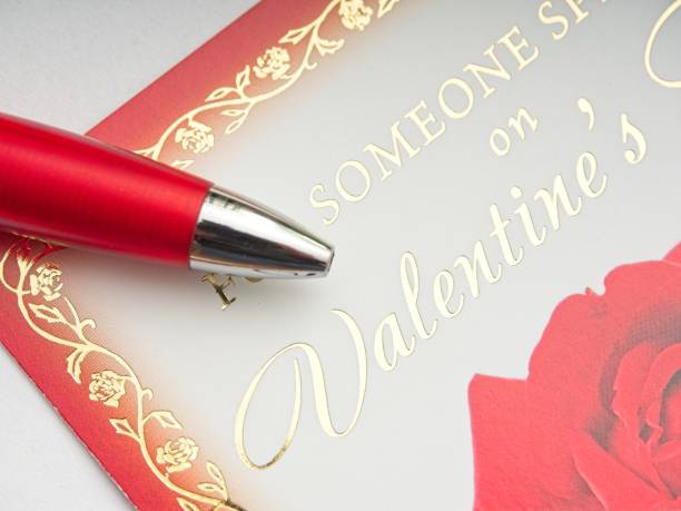 istock Ready to wright a Valentine's Day card to someone special 2195898697