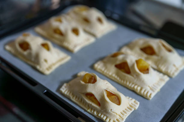 Unbaked Apple Pie, Homemade Dessert