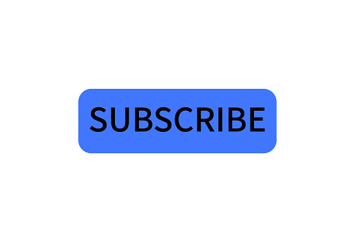 Subscribe Blue Color Blue Subscribe Button In A Minimalist Style Representing Online ...