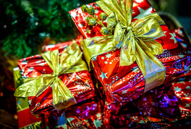 istock typical christmas decoration - close up 2195901696
