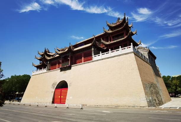 istock Yinchuan City, Ningxia Hui Autonomous Prefecture, China 2195906165
