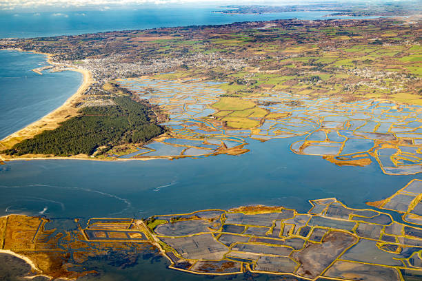 istock Loire River estuary and La baule Marsh on atlantic ocean coast 2195921266