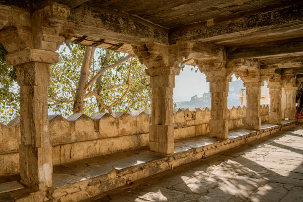 istock Architectural Passageway at City Palace in Udaipur, India, Morning Light 2195922302