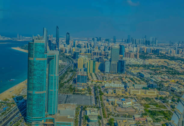 istock Abu Dhabi aerial drone cityscape view UAE 2195927051