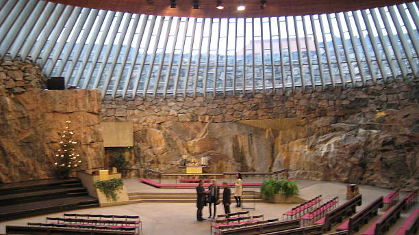 istock Temppeliaukio-Church from inside in Helsinki, Finland 2195928391
