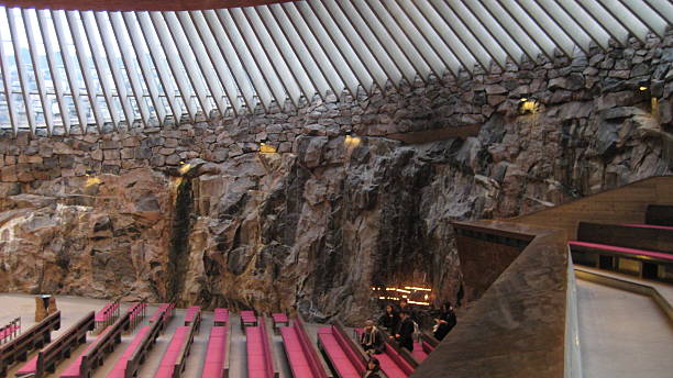 istock Temppeliaukio-Church from inside in Helsinki, Finland 2195928394