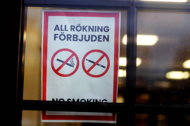 istock A Swedish sign saying - all smoking are forbidden 2195933116