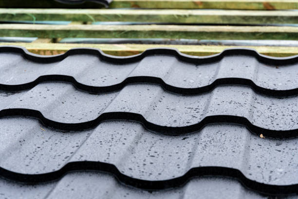 istock Metal tile close-up on the stopilt system 2195935390