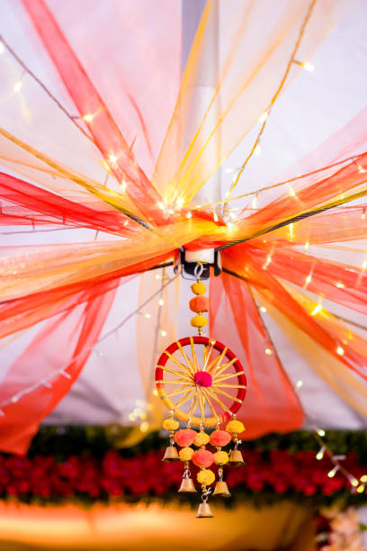 istock Indian wedding interiors and decorations 2195939474