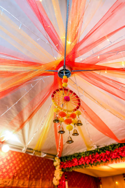 istock Indian wedding interiors and decorations 2195939682
