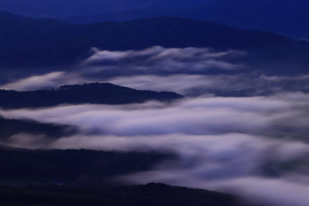 Sunrise and sea of ​​clouds