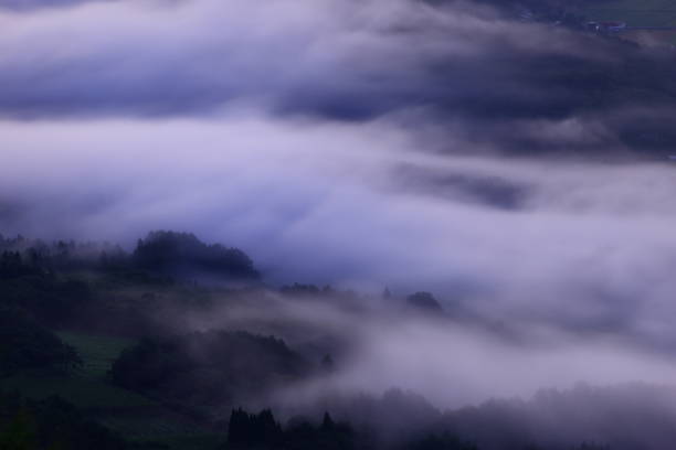 Sunrise and sea of ​​clouds