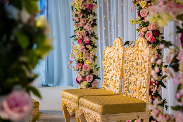 istock Indian wedding interiors and decorations 2195944531