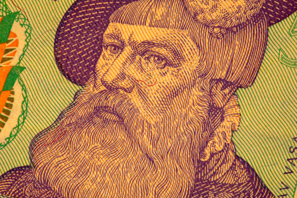 Renaissance man from no longer circulating paper money currency bill.