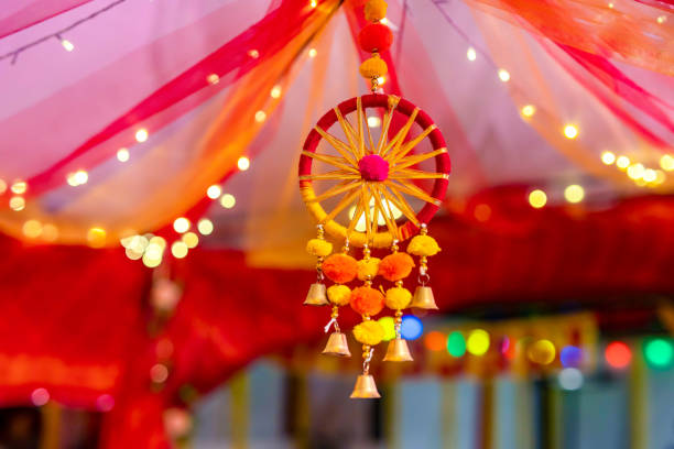 istock Indian wedding interiors and decorations 2195947194