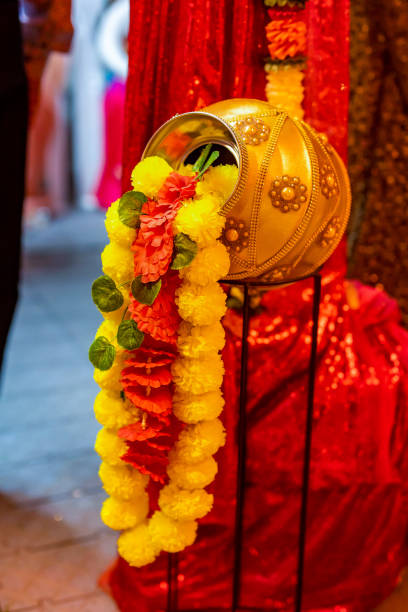istock Indian wedding interiors and decorations 2195947196