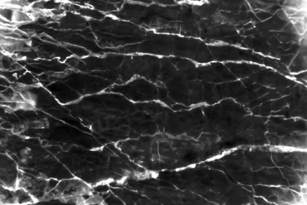 istock Black white marble cracked texture abstract vein dark background 2195961127