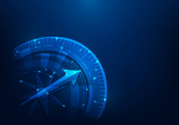 istock business goal target compass success technology background. business achievement and strategy concept. mission complete. vector illustration fantastic technology. 2195963029