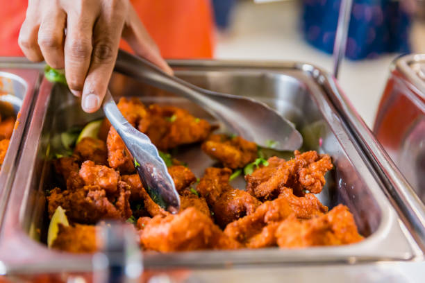 istock Authentic Indian food and snacks close up 2195971164