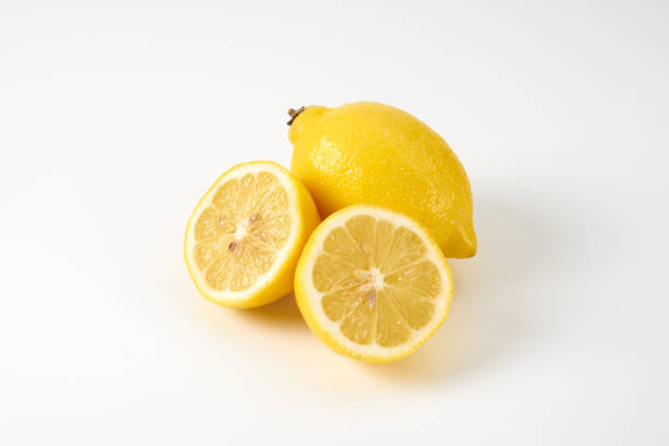 istock Image of fresh lemon on white background 2195971330