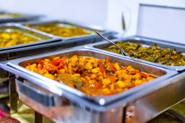 istock Authentic Indian food and snacks close up 2195972708
