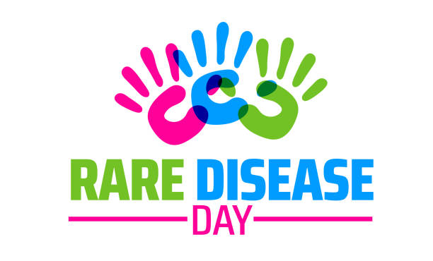 illustrations, cliparts, dessins animés et icônes de rare disease day background banner or poster design template. observed every year in february. holiday concept. - espèces en danger