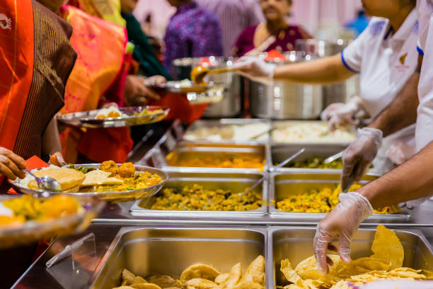 istock Authentic Indian food and snacks close up 2195975254