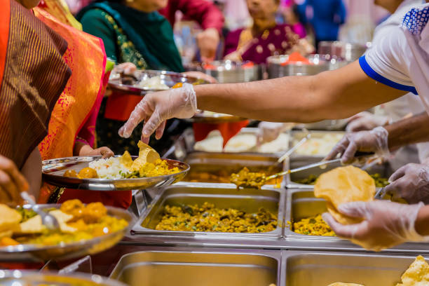 istock Authentic Indian food and snacks close up 2195975822