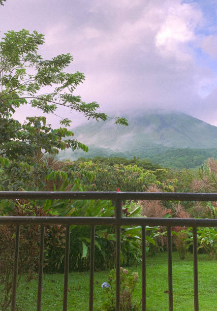 istock Scenic Volcano with Green Trees and Vegetation 2195976242