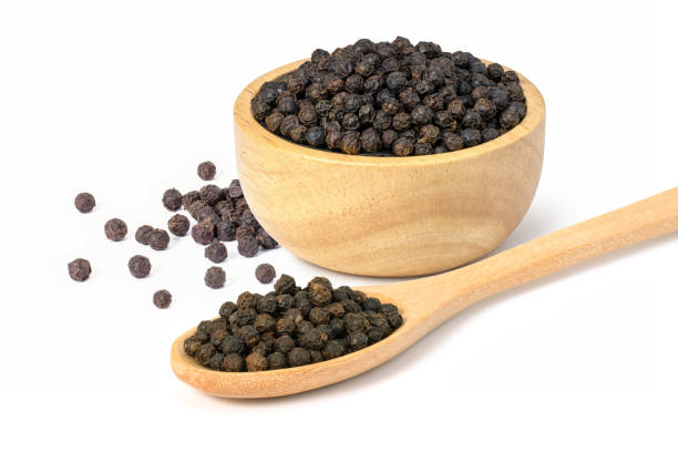 istock Black pepper seeds or peppercorns 2195977168