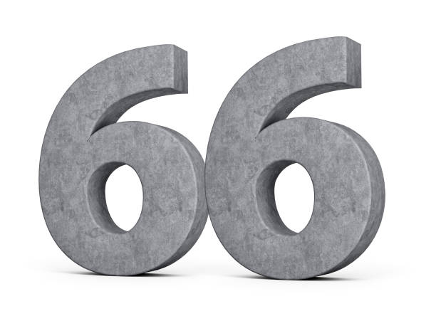 istock 3d Concrete Number Sixty six 66 Digit Made Of Grey Concrete Stone On White Background 3d Illustration 2195978398