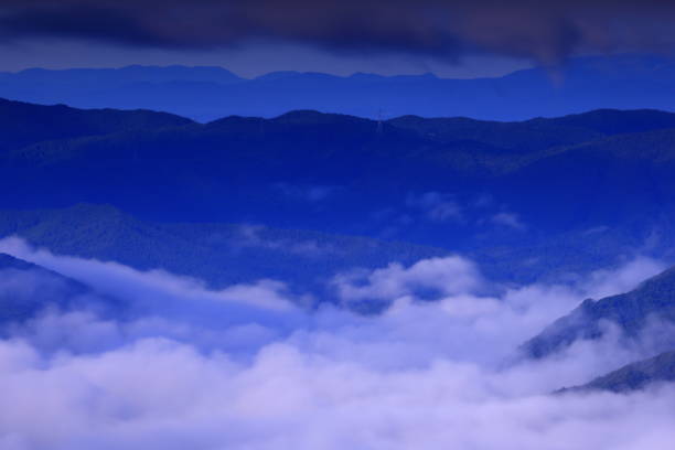 Sunrise and sea of ​​clouds