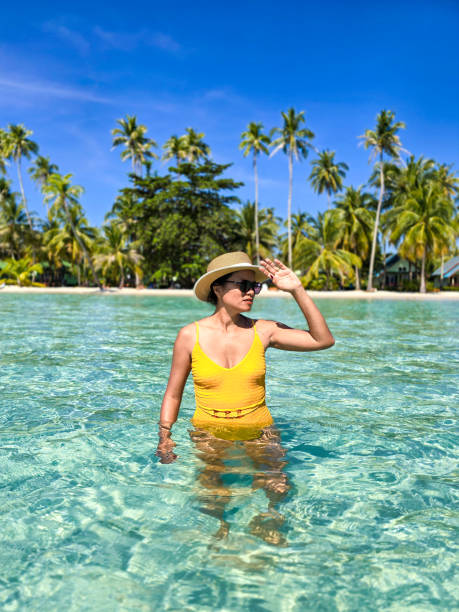 istock Sunlit paradise on Koh Kood with vibrant waters and swaying palms 2195980672