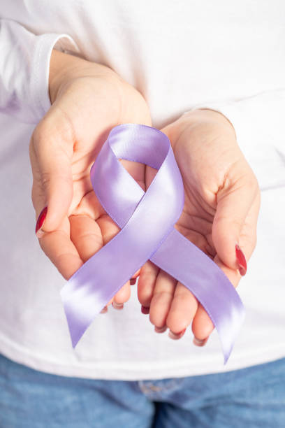 istock World international purple or epilepsy day concept 2195991800