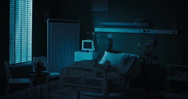 istock Empty hospital room with a bed and monitors 2195993388