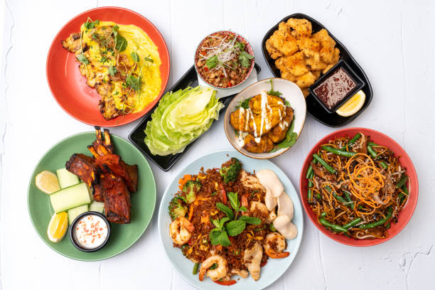istock A Vibrant Display of Asian Fusion Cuisine 2195993392